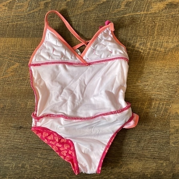 Pink Platinum Girl’s One Piece Swimsuit Size 4T - Picture 6 of 6